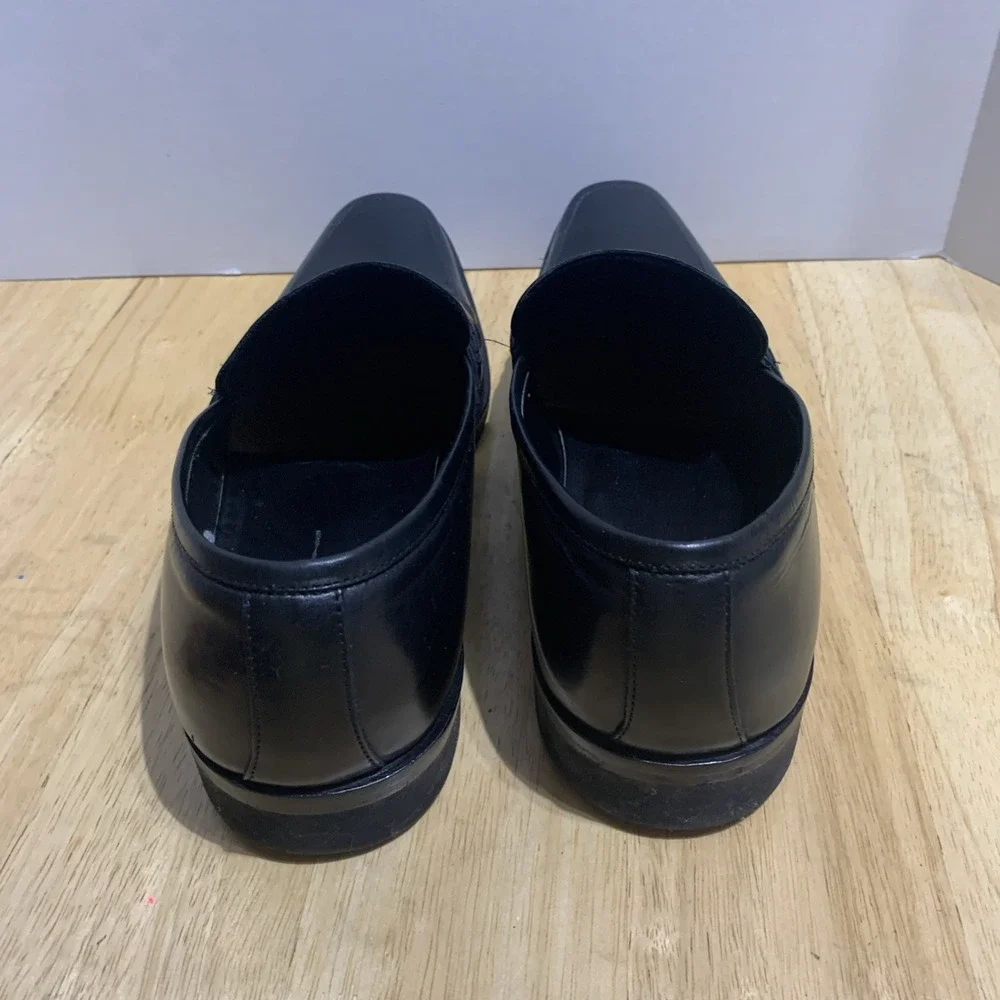 Hugo Boss Gumlite Men's Size 11‎ Horsebit Loafers Black Leather Dress Shoes.